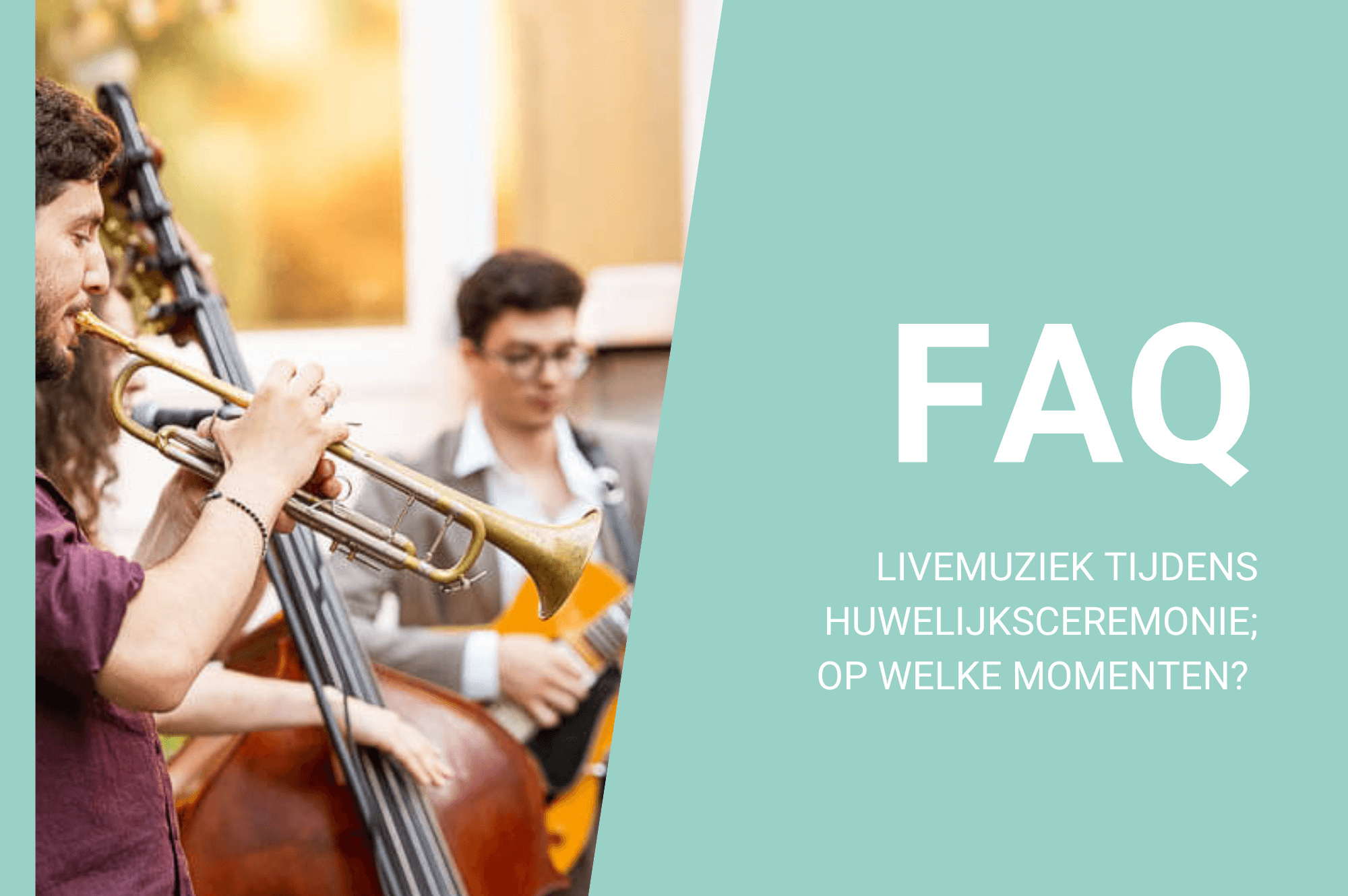 livemuziek tijdens huwelijksceremonie