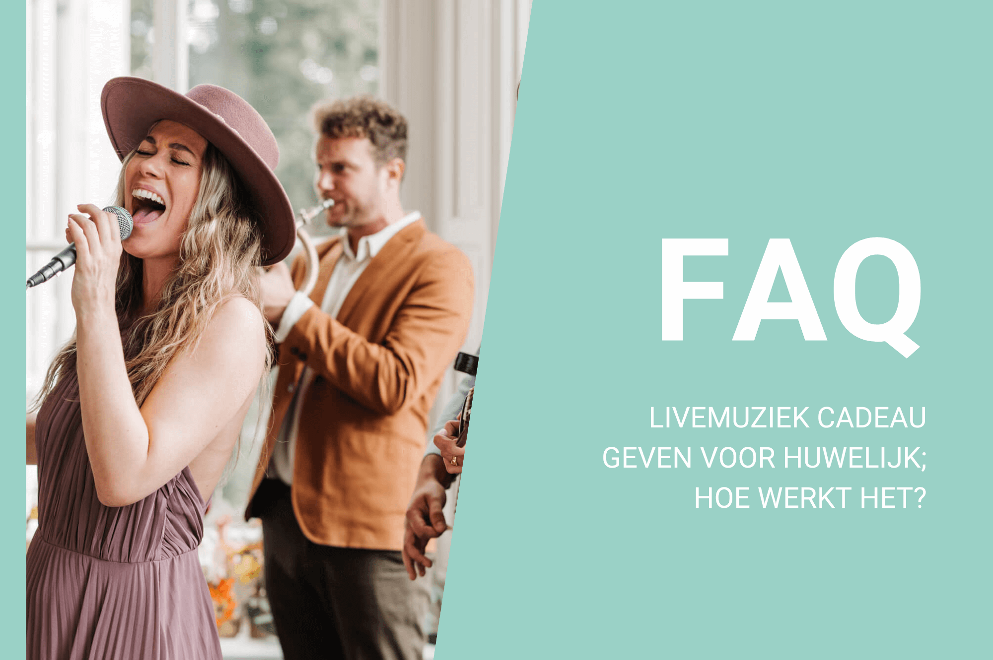 livemuziek cadeau geven huwelijk