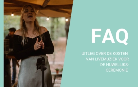 Nieuwsbericht: Livemuziek bij huwelijksceremonie: uitleg over de kosten.