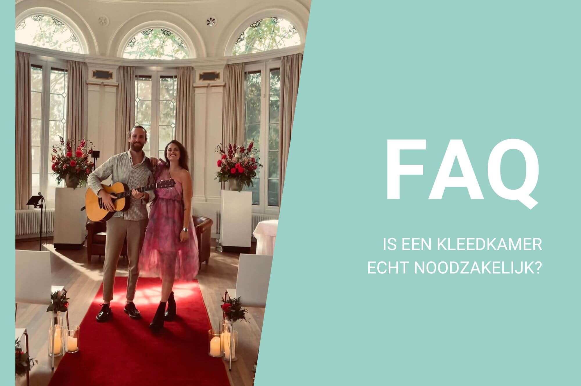 kleedkamer livemuziek bruiloft