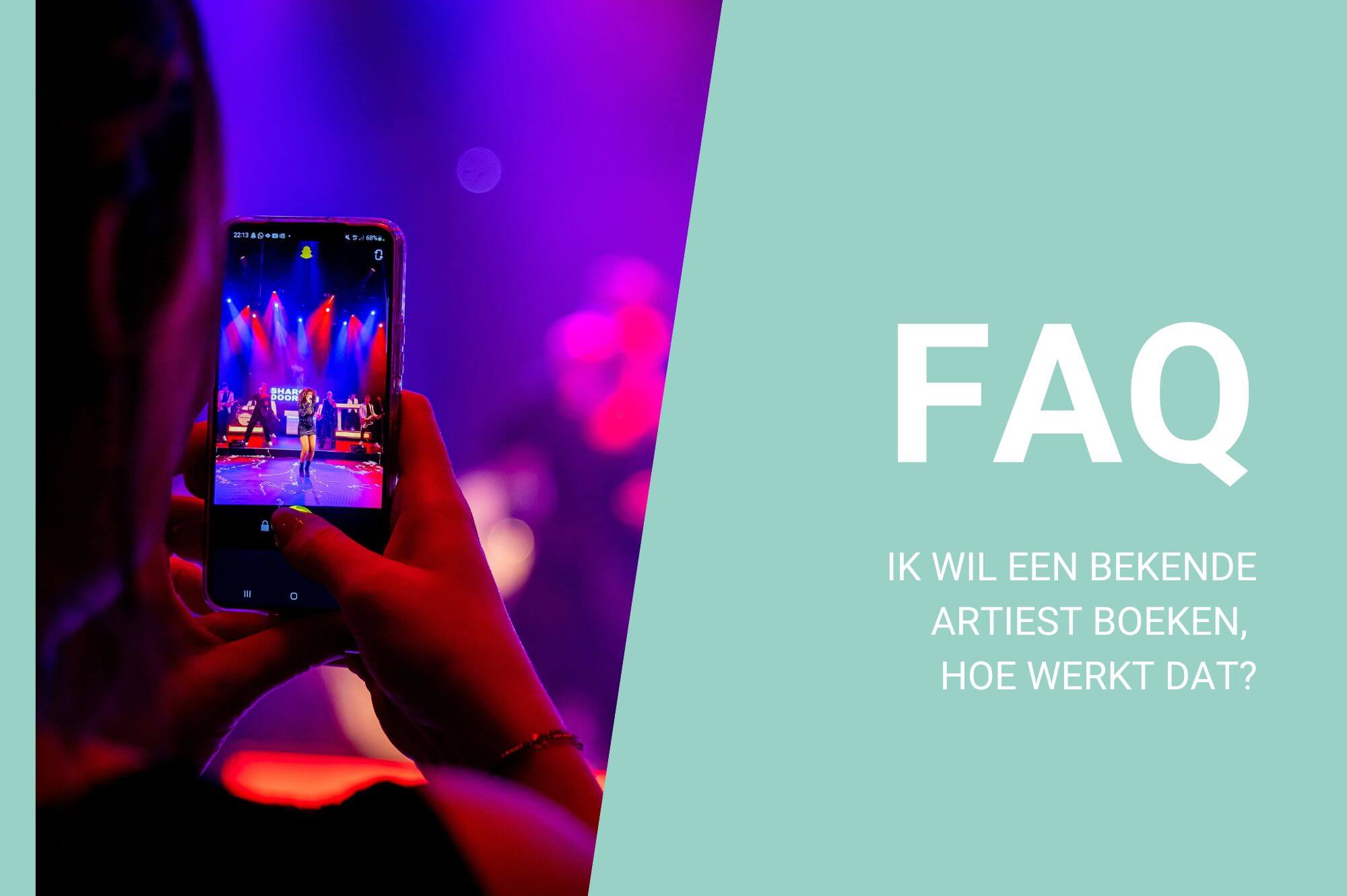 bekende artiest boeken